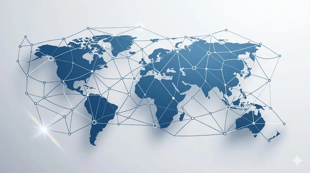 Elemensis Global Network Map